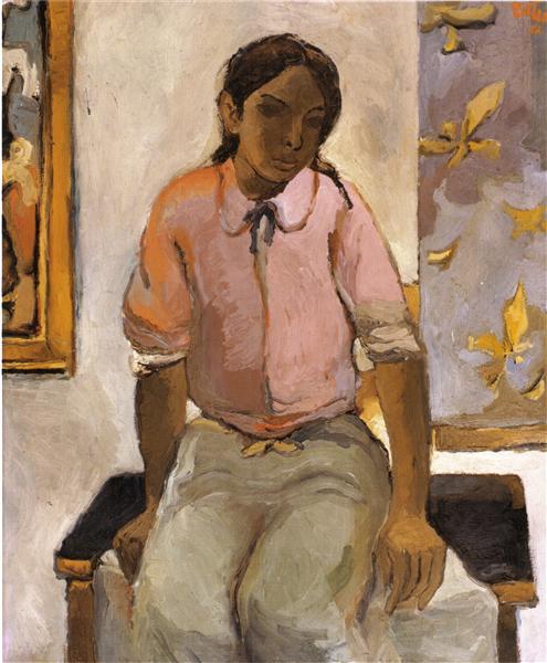 Portrait of a Young Indian