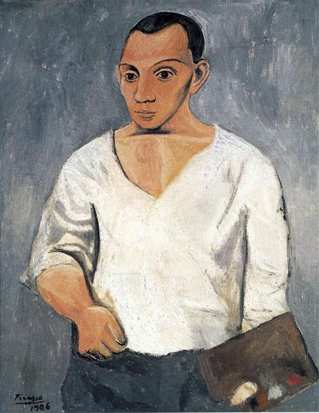 장미 시대 자화상 (Self-Portrait)